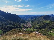 50 Dalla croce del Monte Castello la Val Serina col Monte Gioco e Serina